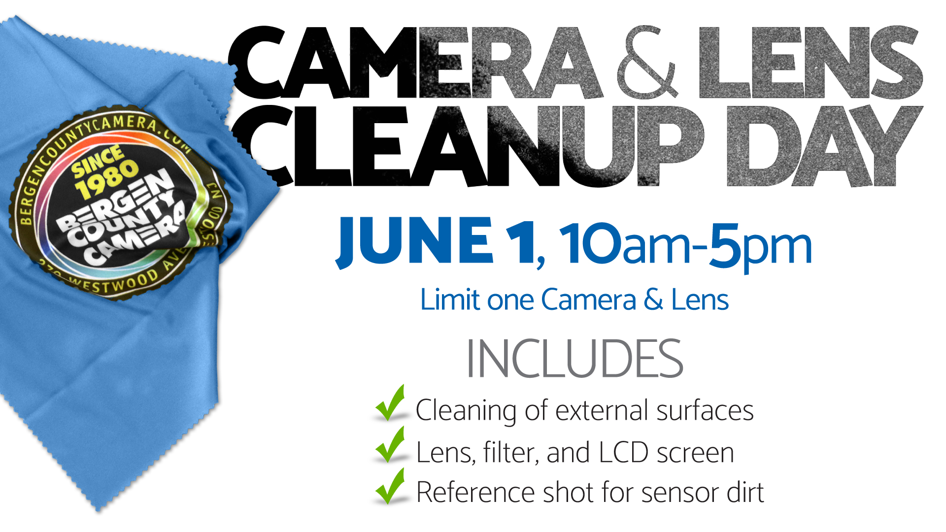 Get Your Camera Cleaned on Saturday! Bergen County Camera Blog