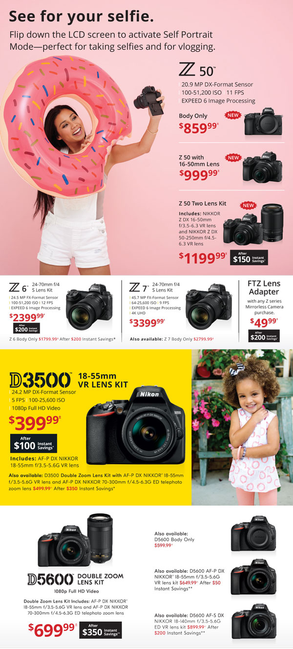 Nikon instant savings part 1