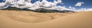 Panoramic view of Colorado sands