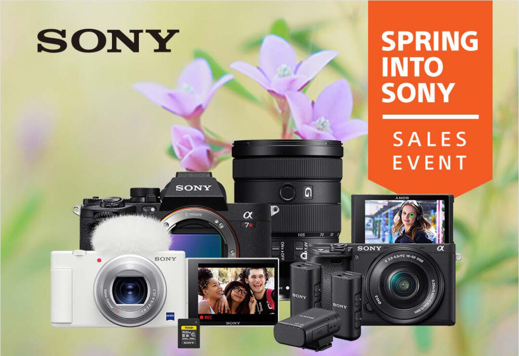 Spring into Sony sales event