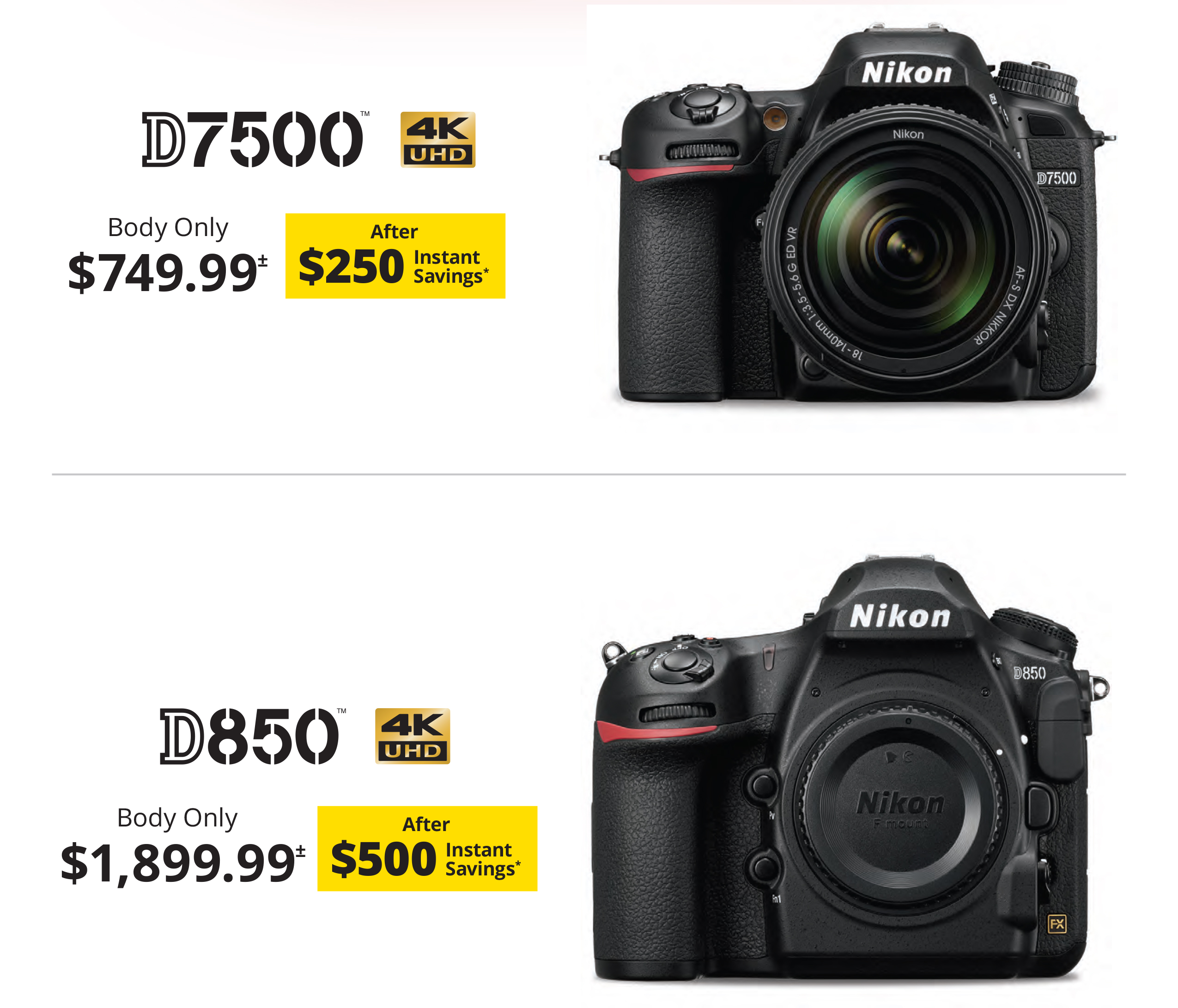 Nikon DSLR Instant savings for 6/23-6/29/25