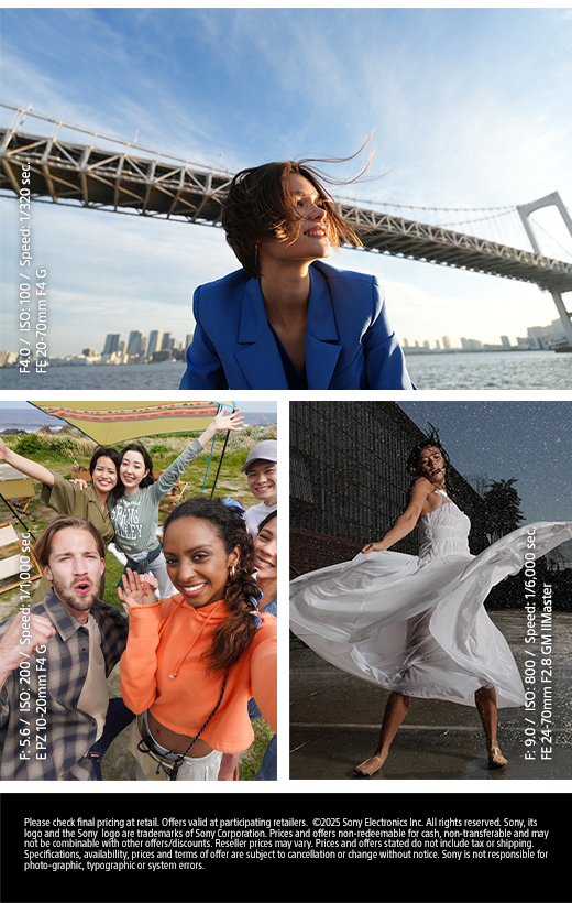 Sony lifestyle images - travel photography shots