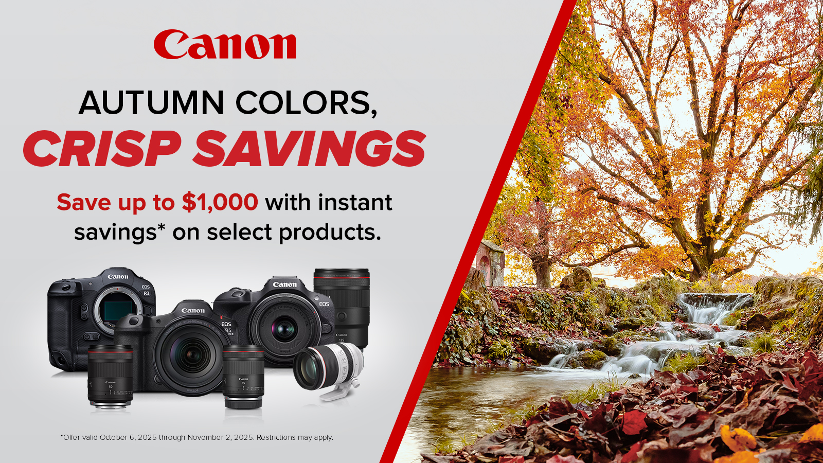 Crisp Savings from Canon